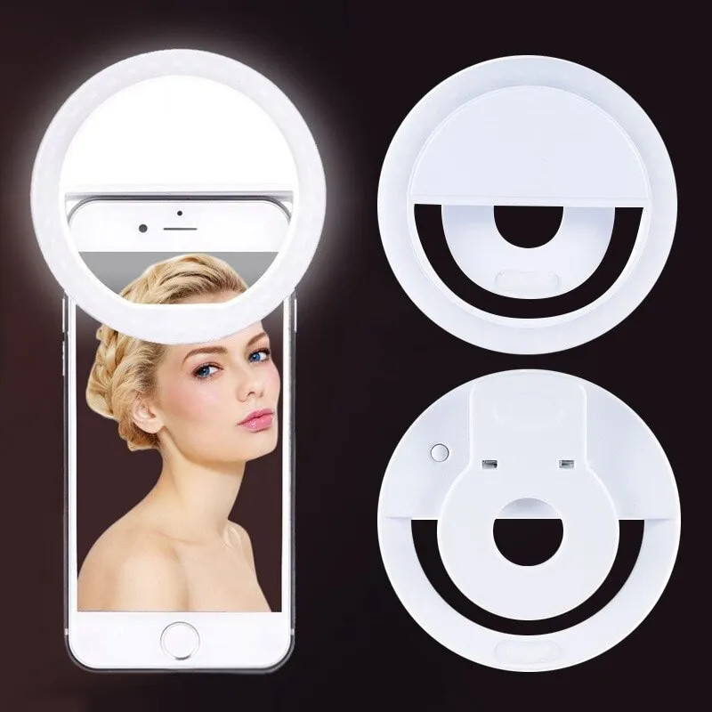 Photography Lighting Wand - Светодиодный кольцевой светильник для селфи, зарядка
