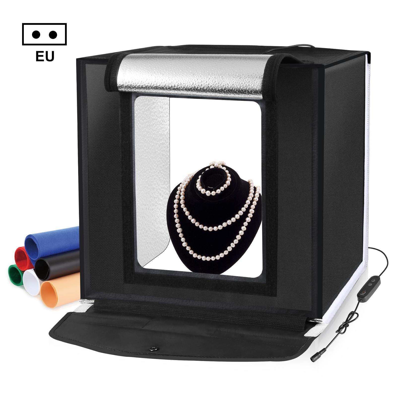 Photography Lighting Kit With Backdrop - PULUZ 40 см коробка для фотостудии