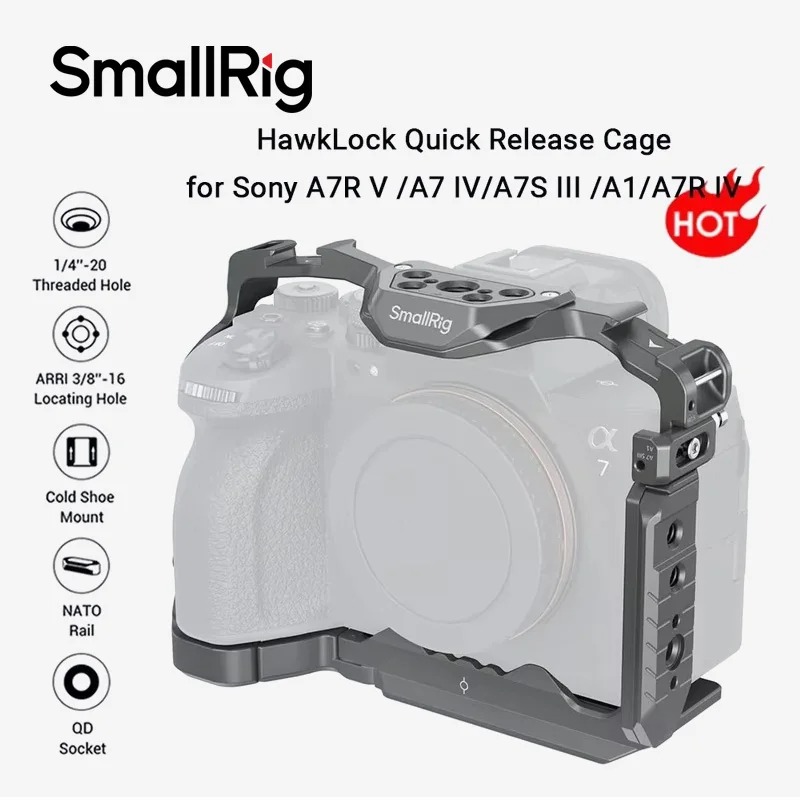 Sony Camera A7 Iv - Клетка для камеры SmallRig 4481 HawkLock