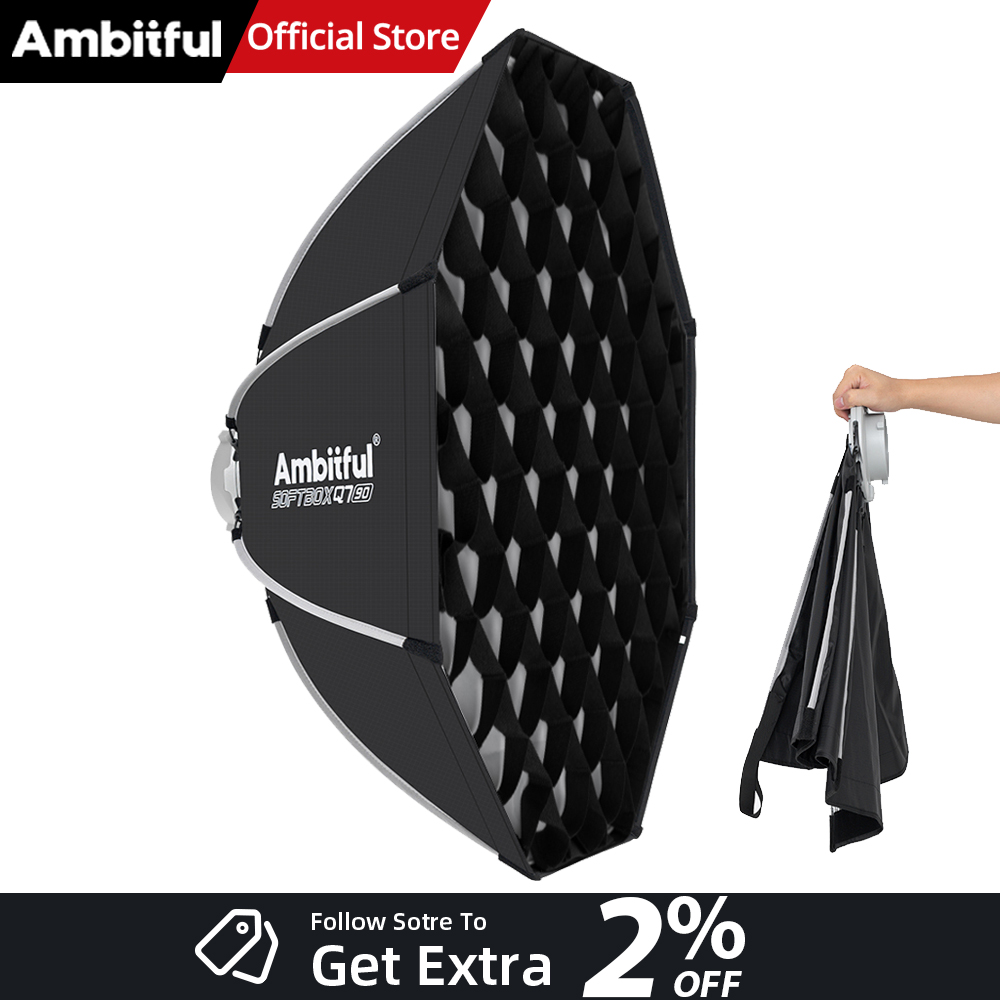 Photography Lighting Box - AMBITFUL Q7II 55/65/90 см Октагональный софтбокс