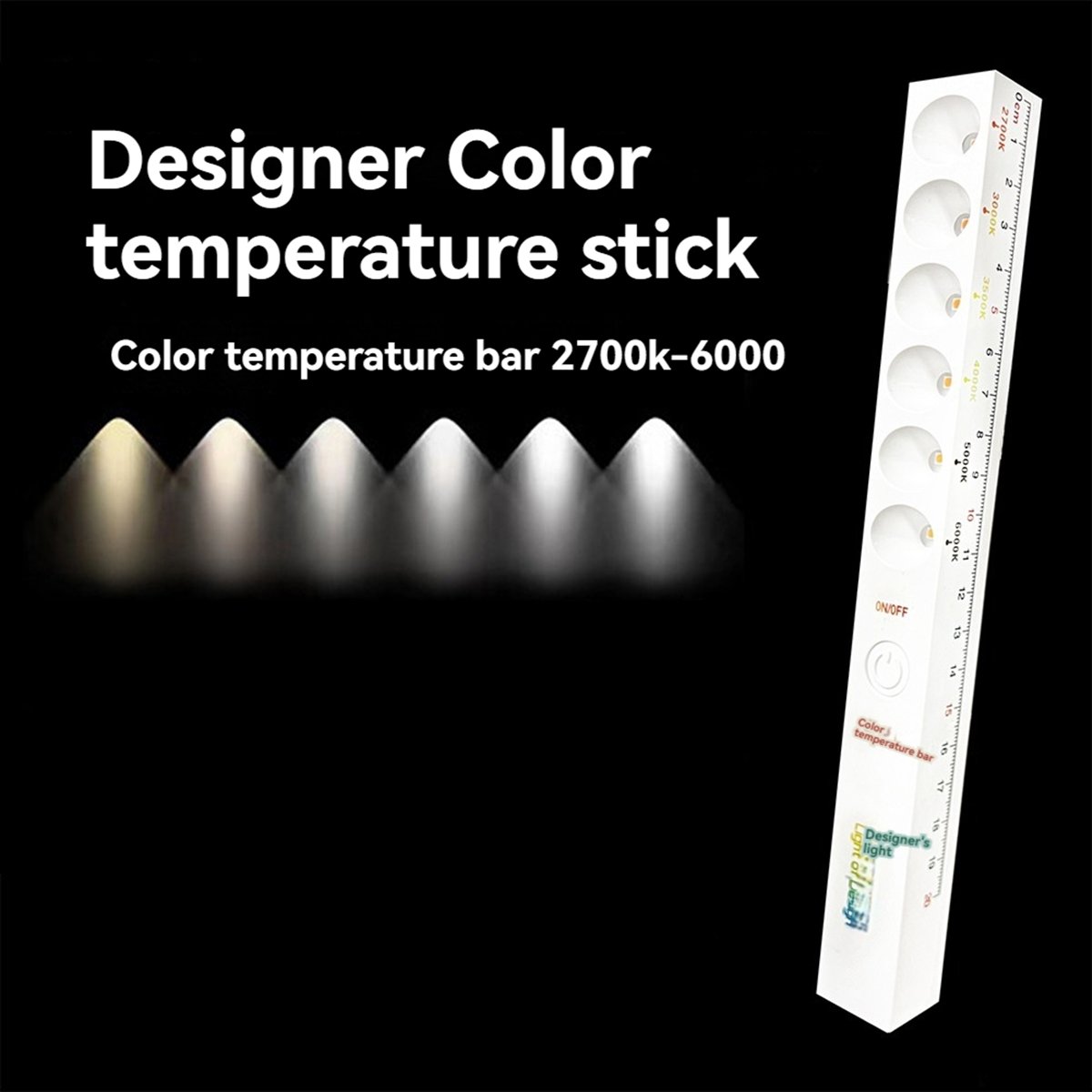 Photography Lighting Wand - Раздел. 6 режимов, лампа с цветовой