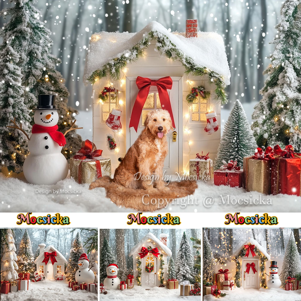 Photography Lighting White Background - Mocsicka белый рождественский дом фон для
