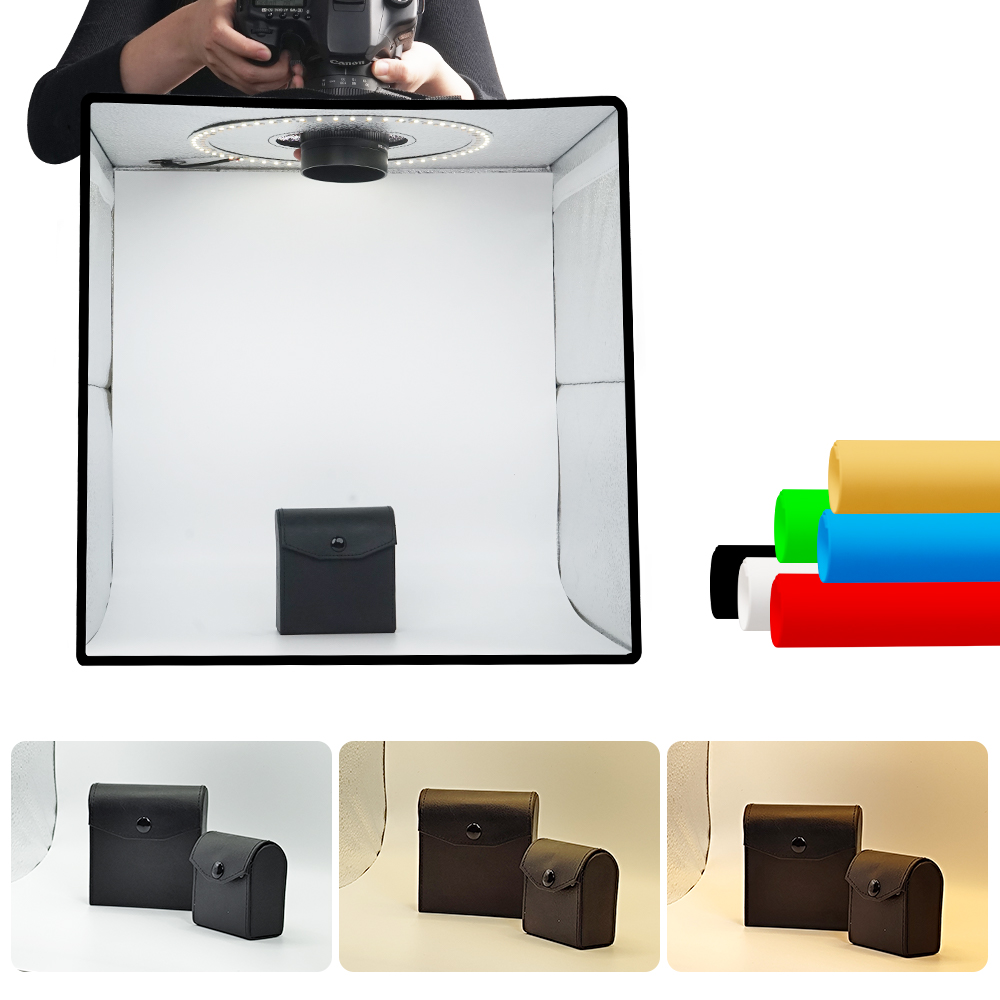 Photography Lighting Kit With Backdrop - Светодиодный светильник для фотосъемки с регулируемой