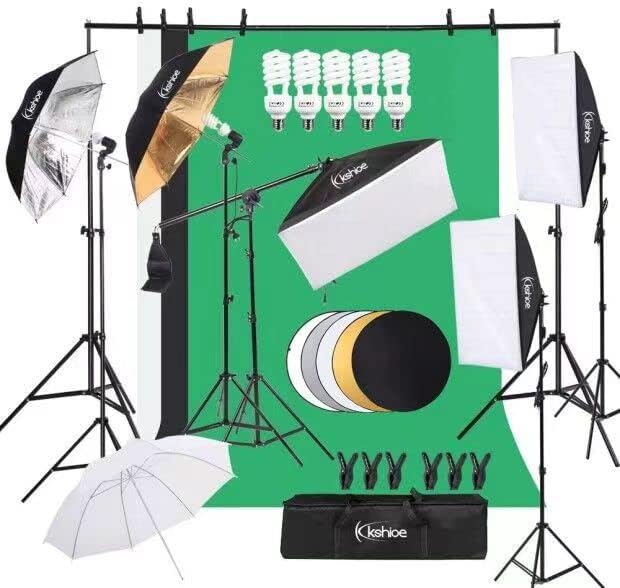 Комплект освещения для фотосъе – обзор и цена Photography Lighting Kit With Backdrop