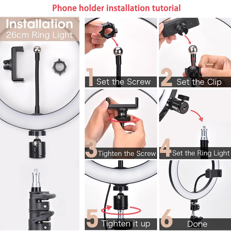 Светодиодный кольцевой светиль – обзор и цена Photography Lighting For Products
