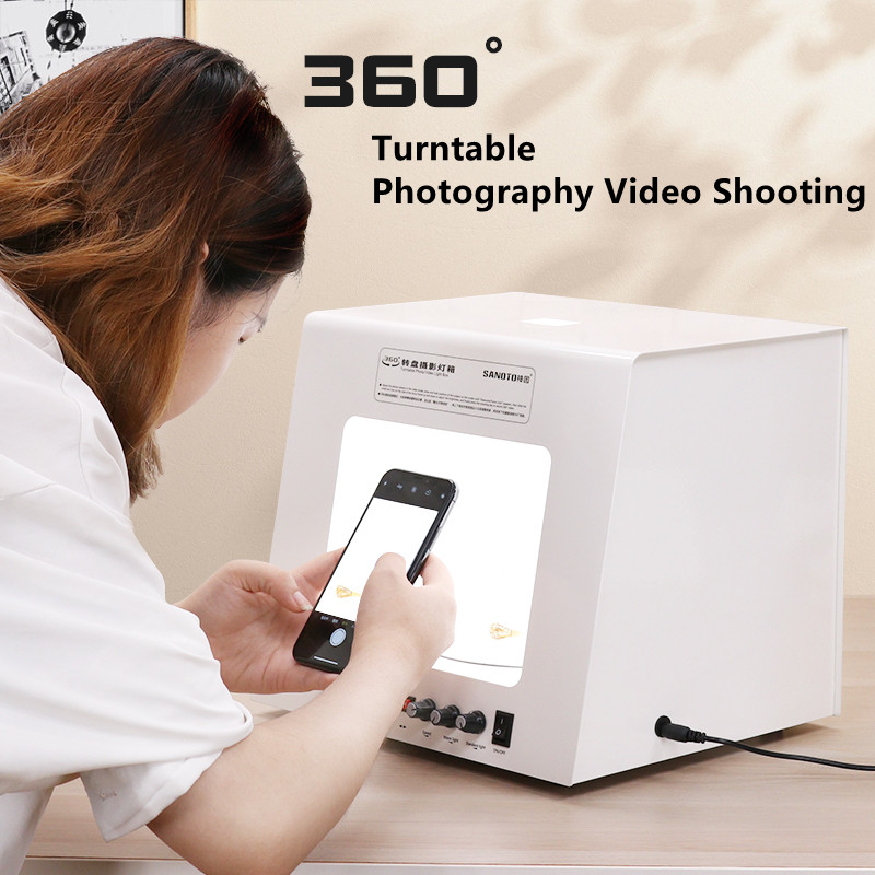 SANOTO Mini Photo Studio свети – обзор и цена Jewelry Photography Lighting Kit