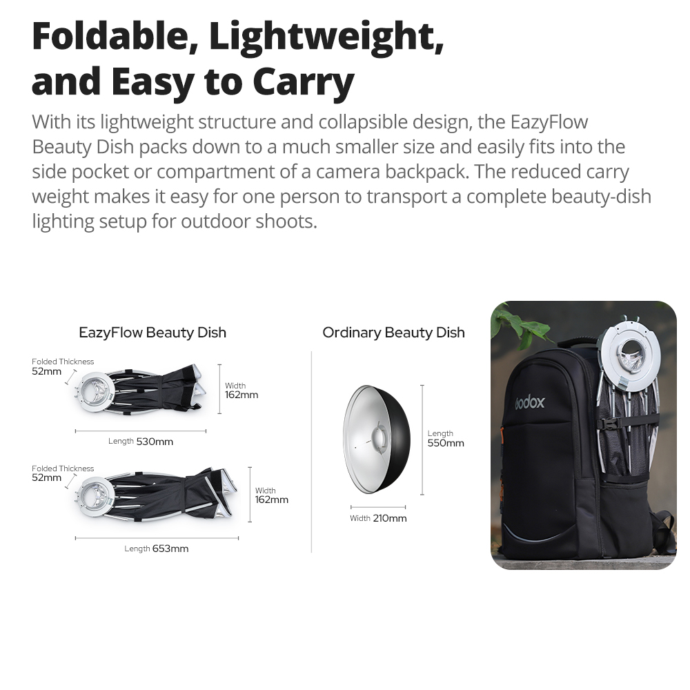 Новый Godox EazyFlow Beauty Di – обзор и цена Photography Lighting For Products