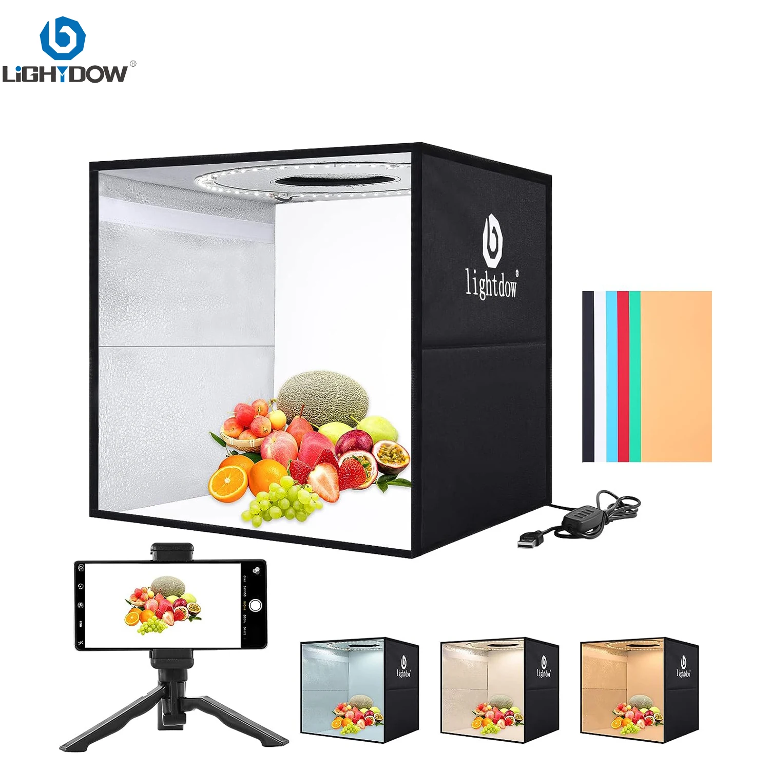 Светодиодный светильник для фо – обзор и цена Photography Lighting Kit With Backdrop