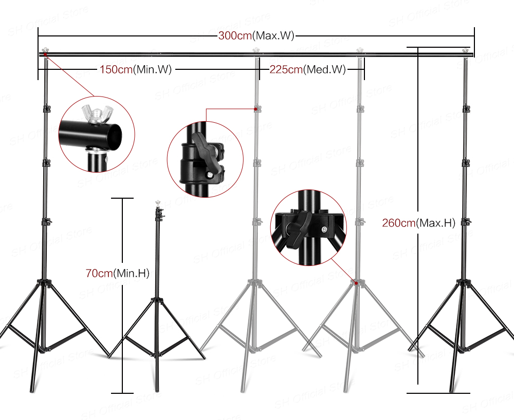 Комплект для фотостудии: софтб – обзор и цена Photography Lighting Kit With Backdrop