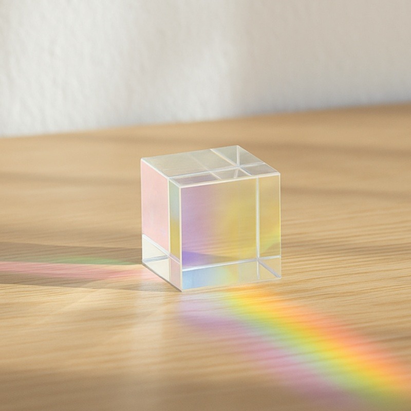 Стеклянный куб, дихроическая п – обзор и цена Lighting Glass Photography